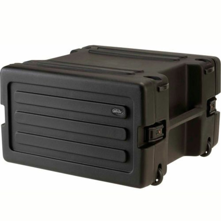 Containers & Organizers * | Skb Corporation Skb Cases 6U Roto Rolling Rack 1Skb-R6W Black, Keyed Lock, Water Resistant