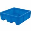 Containers & Organizers * | Dandux Forkliftable Single Wall Skid Bulk Container 512177 62" X 62" X 21", Blue