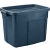 Containers & Organizers * | Rubbermaid Roughneck Tote 18 Gallon 23-7/8 X 15-7/8 X 16-3/8 Dark Indigo Metallic Pkg Qty 12