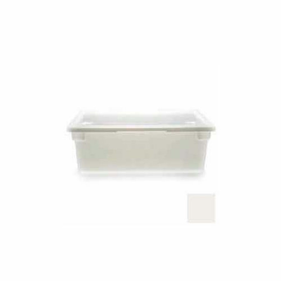 Containers & Organizers * | Cambro 18269P148 Food Storage Container, 18" X 26"X9, 13 Gallon Capacity, Natural White Pkg Qty 6