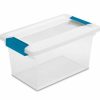 Containers & Organizers * | Sterilite Medium Clip Clear Storage Box With Latched Lid 19628604 11"L X 6-5/8"W X 5-3/8"H Pkg Qty 4