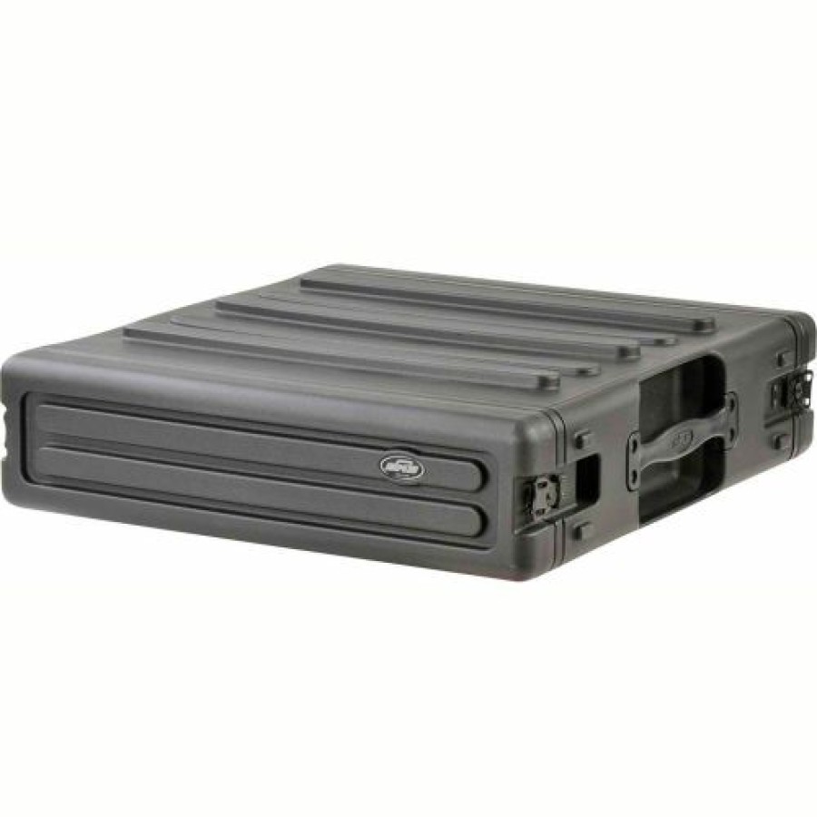 Containers & Organizers * | Skb Corporation Skb Cases 2U Roto Rack 1Skb-R2U Black, Water Resistant