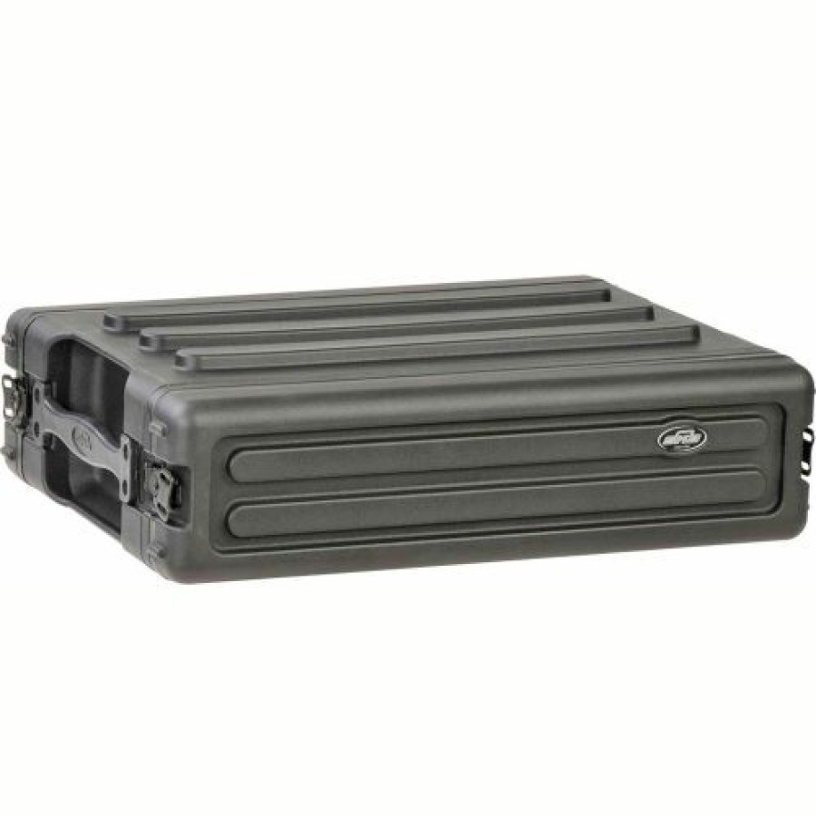 Containers & Organizers * | Skb Corporation Skb Cases Shallow 2U Roto Rack 1Skb-R2S Black, Water Resistant