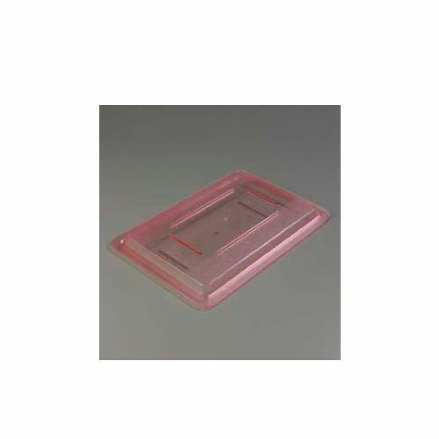 Containers & Organizers * | Carlisle 10617C05 Storplus Lid 12" X 18", Red Pkg Qty 6