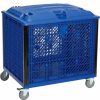 Containers & Organizers * | Global Industrial Easy Assembly Vented Wall Container Lid/Casters 39-1/4 31-1/2 34 Overall