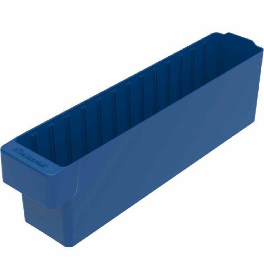 Containers & Organizers * | Akro-Mils Dividable Akrodrawer 31148 3-3/4"W X 17-5/8"D X 4-5/8"H, Blue Pkg Qty 6