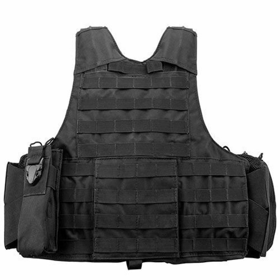 Containers & Organizers * | Barska Loaded Gear Vx-300 Tactical Vest Bi12256 Black