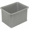 Containers & Organizers * | Dandux Dividable Stackable Plastic Box 50P0114140 22-1/2"L X 17-1/2"W X 14"H, Gray