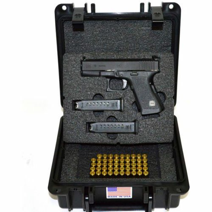 Containers & Organizers * | Quick Fire Cases Quick Fire Pistol Case W/Springfield Xd Inserts Qf300Bkxd Watertight, 10-11/16 9-3/4 4-13/16 Black