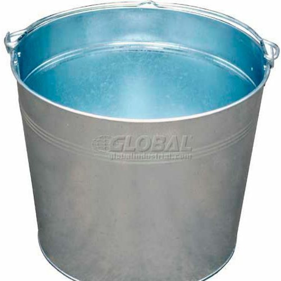 Containers & Organizers * | Vestil Galvanized Steel Bucket Bkt-Gal-500 5 Gallon Capacity