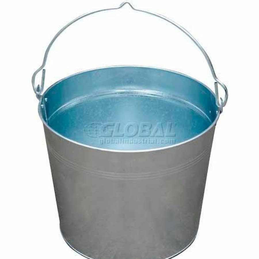 Containers & Organizers * | Vestil Galvanized Steel Bucket Bkt-Gal-500 5 Gallon Capacity