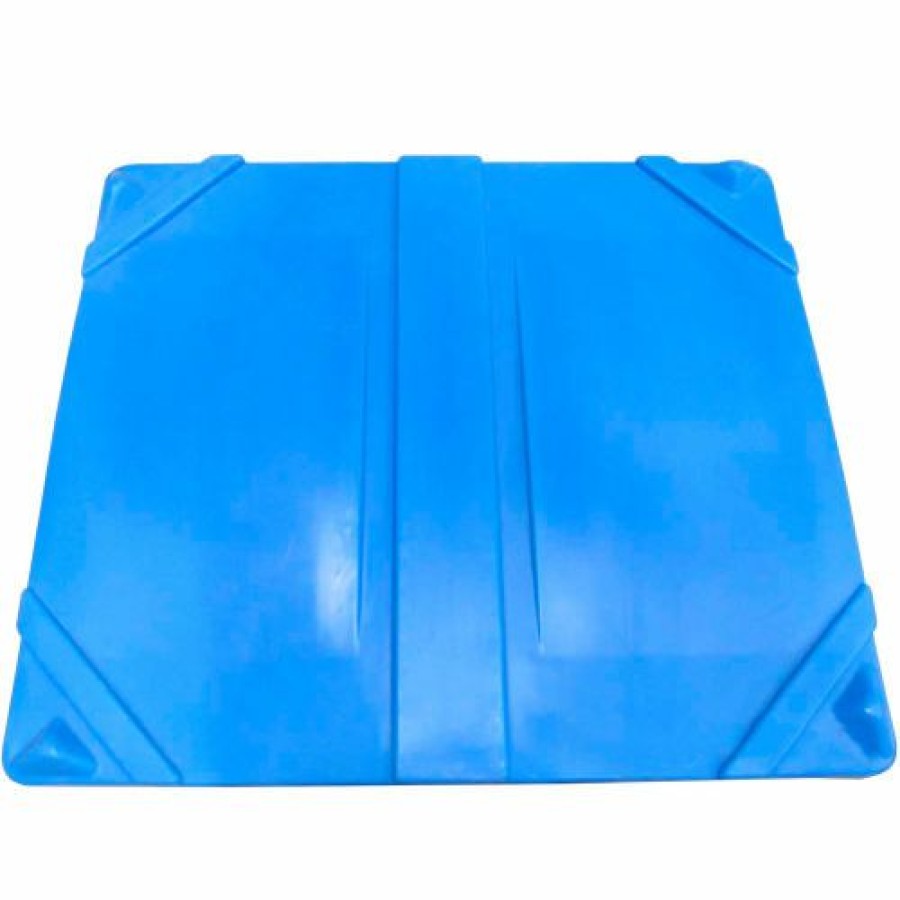 Liquid Storage Tanks * | Bonar Plastics Sani-Box Lid 49"L X 41"W X 3-1/2"H Blue