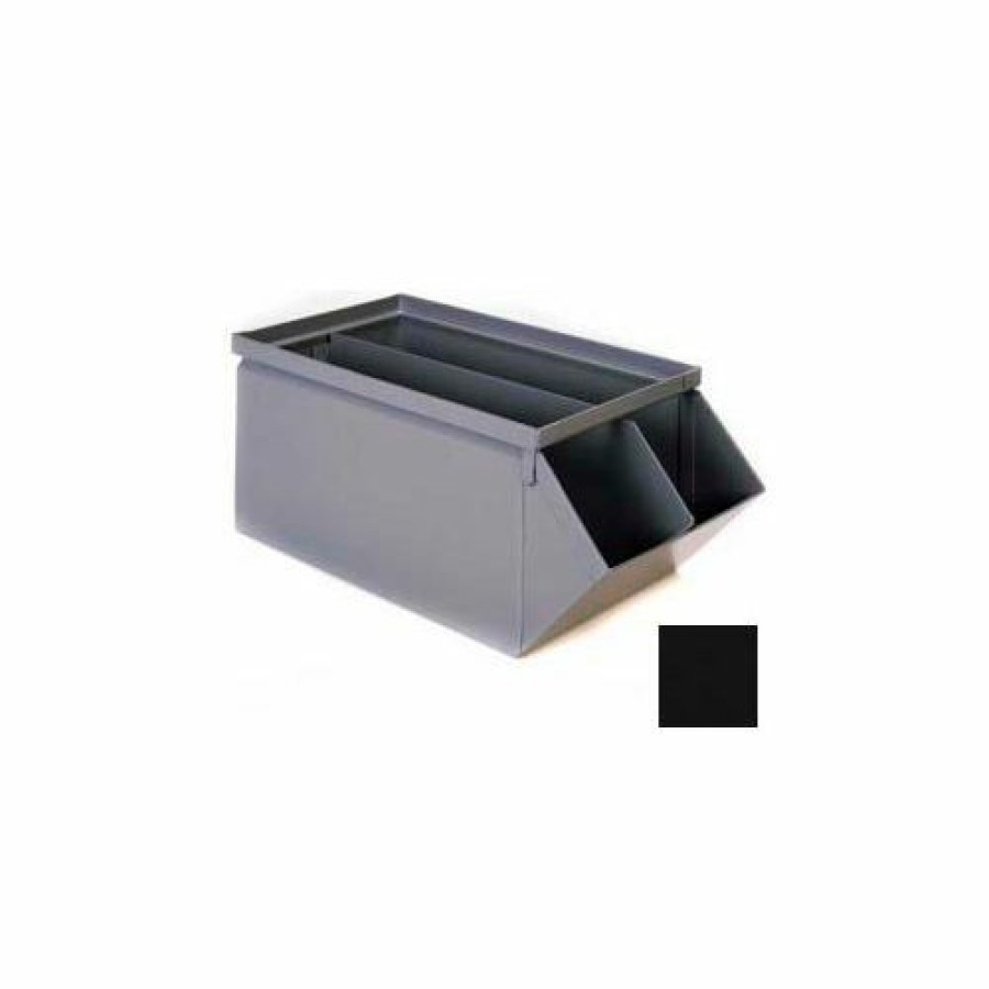 Containers & Organizers * | Stackbin Removable Divider For 7-1/2"W X 15-1/2"D X 6"H Steel Bins, Black