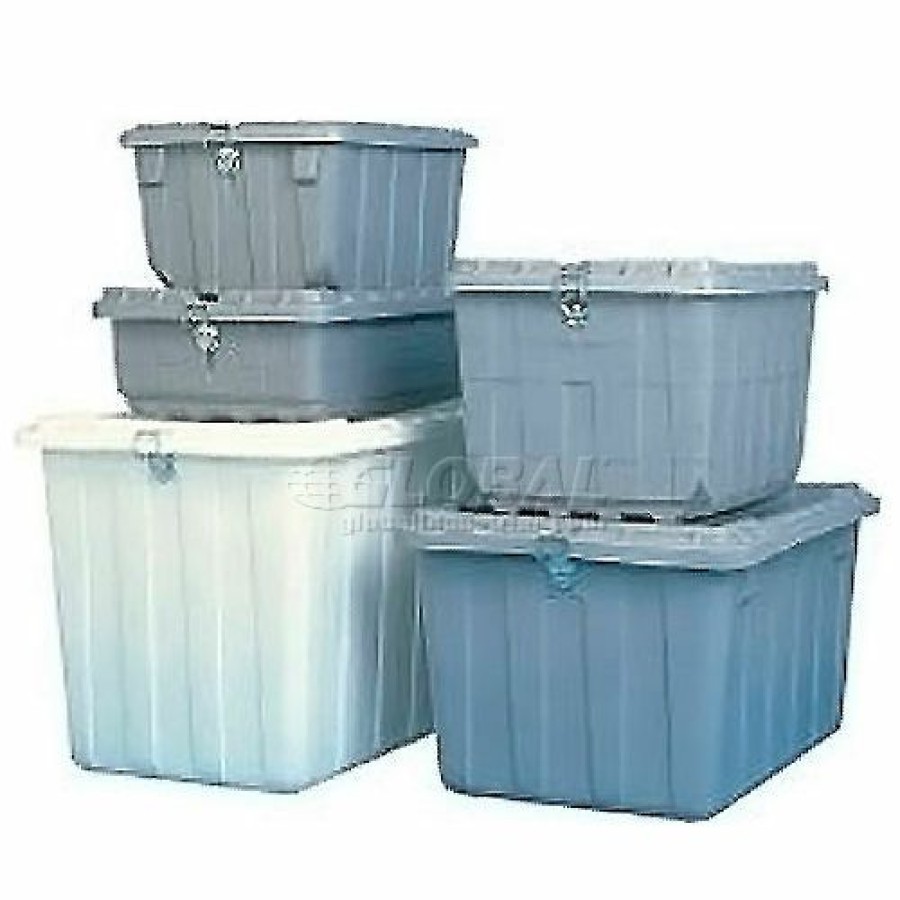 Containers & Organizers * | Shirley K'S 510Pn-507Pn Security Shipping Container With Lid 2 Hasps,38 26-1/2 25-3/4, White