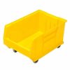 Containers & Organizers * | Quantum Storage Systems Quantum Mobile Hulk Plastic Stacking Bin, 16-1/2"W X 23-7/8"D X 11"H, Yellow