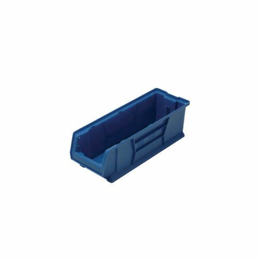 Containers & Organizers * | Quantum Storage Systems Quantum Plastic Hulk Stacking Bin, 8-1/4"W X 24"D X 7"H, Blue Pkg Qty 6