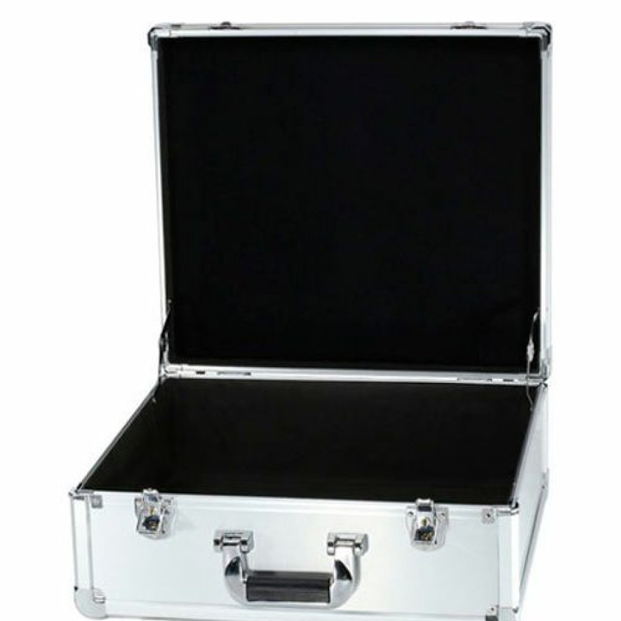 Containers & Organizers * | Tz Case Executive Aluminum Storage Case Exc-118-S 19"L X 16"W X 7-3/8"H Silver