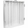 Containers & Organizers * | Trippnt White Pvc Hplc Column Storage Cabinet With Clear Acrylic Doors