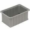 Containers & Organizers * | Dandux Dividable Stackable Plastic Box 50P0112060 16"L X 11"W X 6"H, Gray