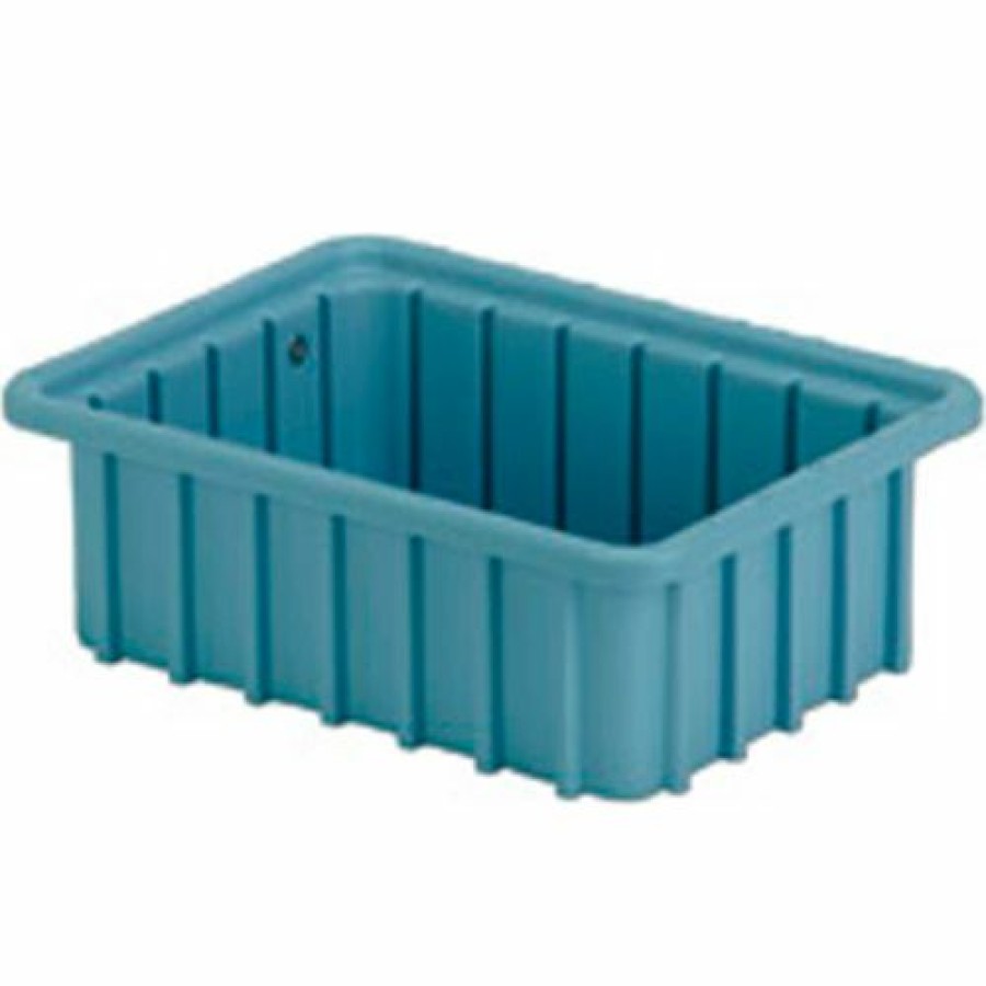 Containers & Organizers * | Lewisbins Divider Box Dc1035 10-13/16" X 8-5/16" X 3-1/2", Light Blue Pkg Qty 16