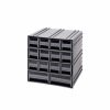 Containers & Organizers * | Quantum Storage Systems Quantum Interlocking Storage Cabinet Qic-12123 11-3/4"Wx11-3/8"Dx11"H 14 Gray Drawers