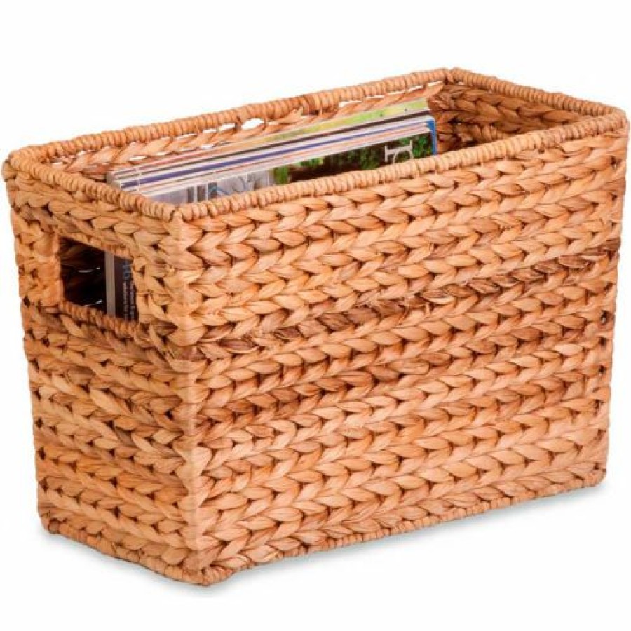 Containers & Organizers * | Honey-Can-Do Magazine Banana Leaf Tote Basket Pkg Qty 2