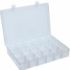 Containers & Organizers * | Durham Mfg. Durham Large Plastic Compartment Box Lpadj-Clear Adjustable With 20 Dividers, 13-1/8X9X2-5/16 Pkg Qty 5