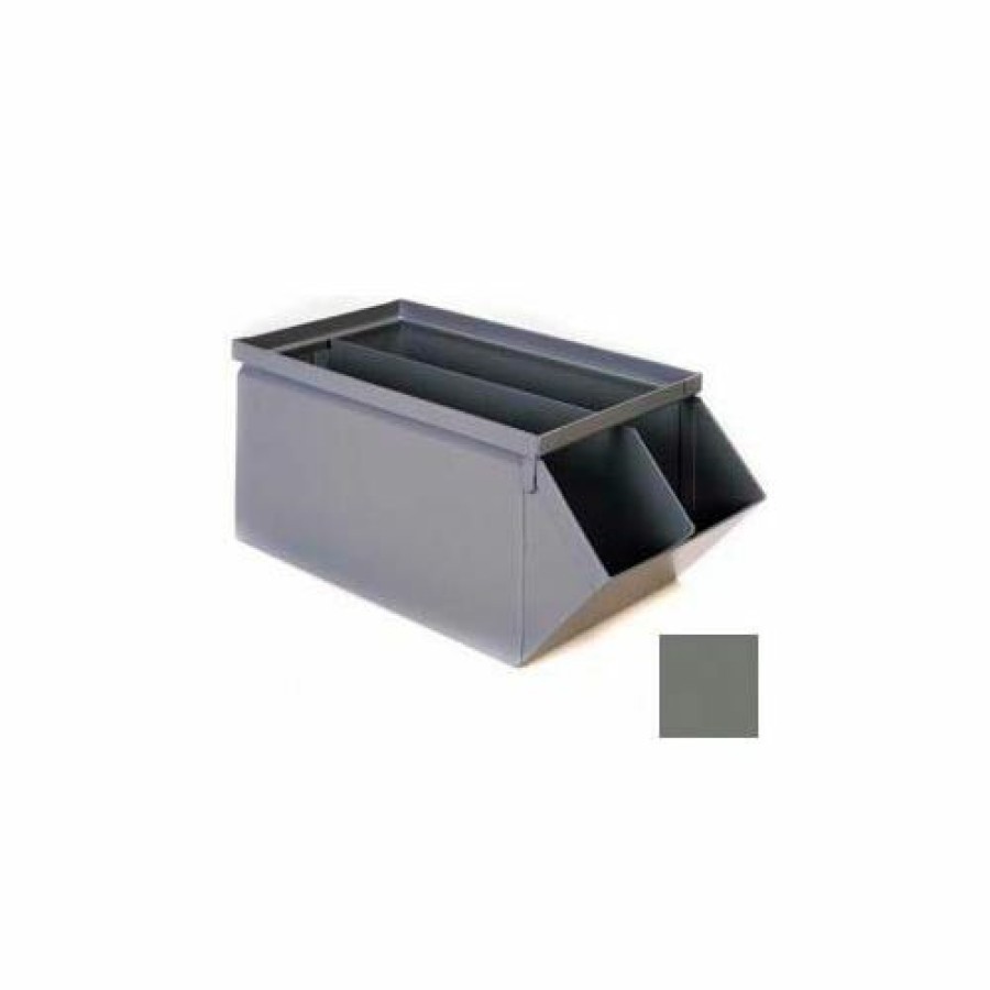 Containers & Organizers * | Stackbin Removable Divider For 7-1/2"W X 15-1/2"D X 6"H Steel Bins, Gray