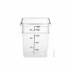 Containers & Organizers * | Cambro 18Sfscw135 Square Food Container, W/Handles, 18 Quart, 11-1/4" X 12-1/4" X 12-5/8" Pkg Qty 6