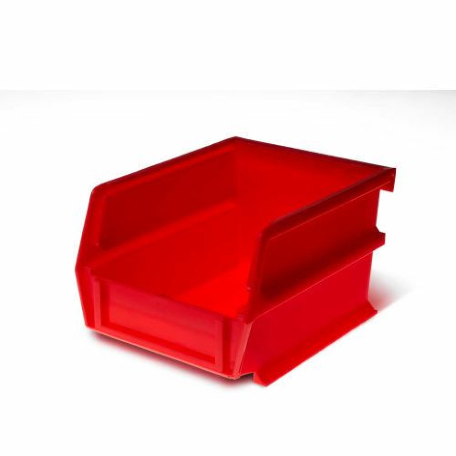 Containers & Organizers * | Triton Products Locbin Wall Storage, 3-210Rws, W/Rails, Small, Red (26 Pc)