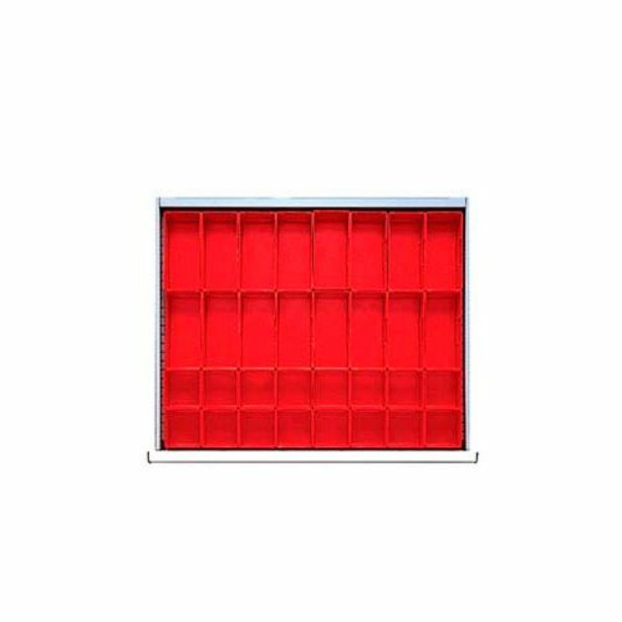 Containers & Organizers * | Lista St Drawer Layout, 32 Plastic Boxes 2" H