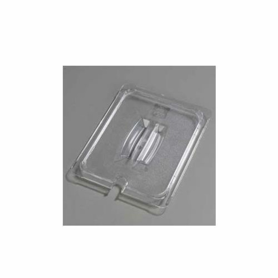 Containers & Organizers * | Carlisle 10231U07 Topnotch Universal Handled Notched Lid 12-3/4" X 10-3/8", Clear Pkg Qty 6