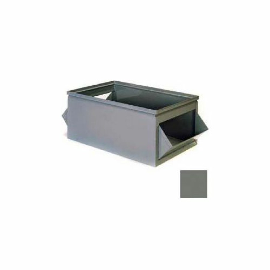 Containers & Organizers * | Stackbin Steel Bin 1-884 15"W X 30"D X 10"H Double Steel Hopper Box, Gray