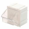 Containers & Organizers * | Quantum Storage Systems Quantum Tip Out Interlocking Bin Qtb409 2-1/2 X 2 X 2-3/4 White Pkg Qty 9