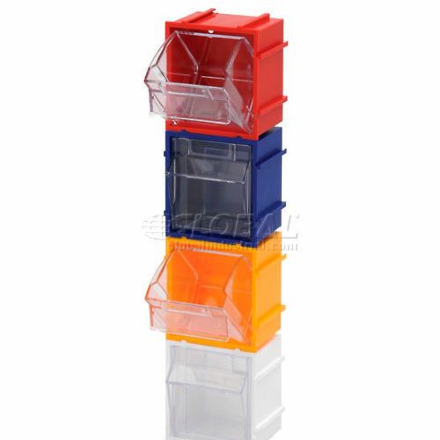 Containers & Organizers * | Quantum Storage Systems Quantum Tip Out Interlocking Bin Qtb409 2-1/2 X 2 X 2-3/4 White Pkg Qty 9