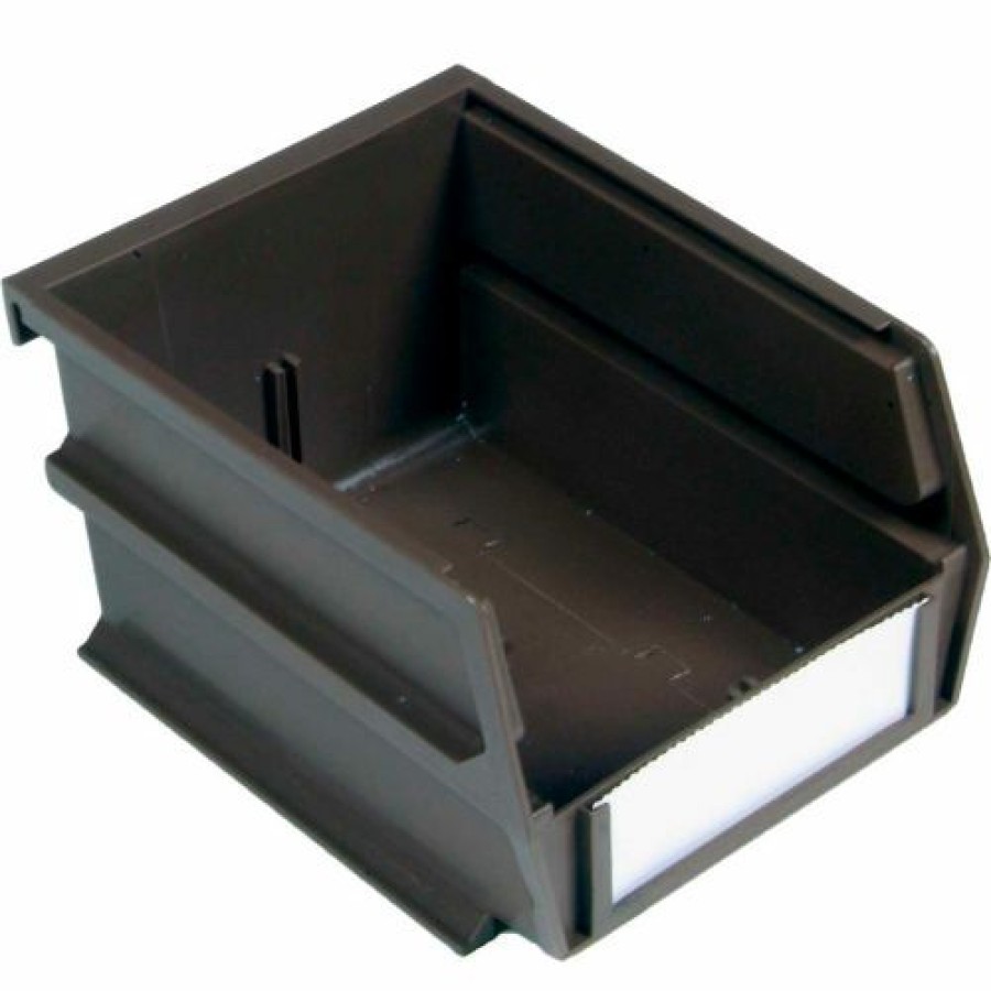 Containers & Organizers * | Locbin 4-1/8"L X 5-3/8"W X 3"H Brown Stacking, Hanging, Interlocking Polypropylene Bins, 6 Ct