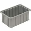 Containers & Organizers * | Dandux Dividable Stackable Plastic Box 50P0112080 16"L X 11"W X 8"H, Gray