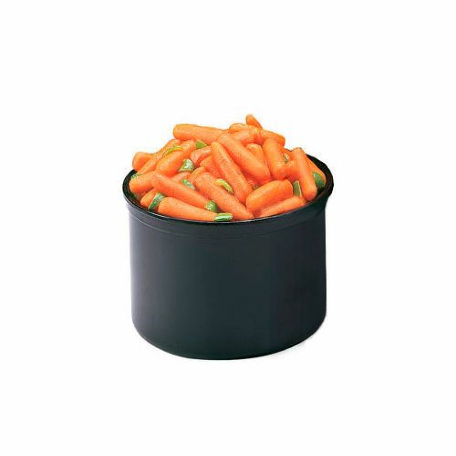 Containers & Organizers * | Cambro Cp15110 Solid Color Crock With Lid 1.5Qt, Black Pkg Qty 6