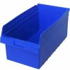 Containers & Organizers * | Plastic Nesting Storage Shelf Bin Qsb810 11-1/8"W X 17-7/8"D X 8"H Blue Pkg Qty 8