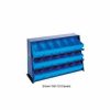 Containers & Organizers * | Quantum Storage Systems Quantum Qprha-501 Bench Rack 12"X36"X21" With 27 Blue Euro Drawers