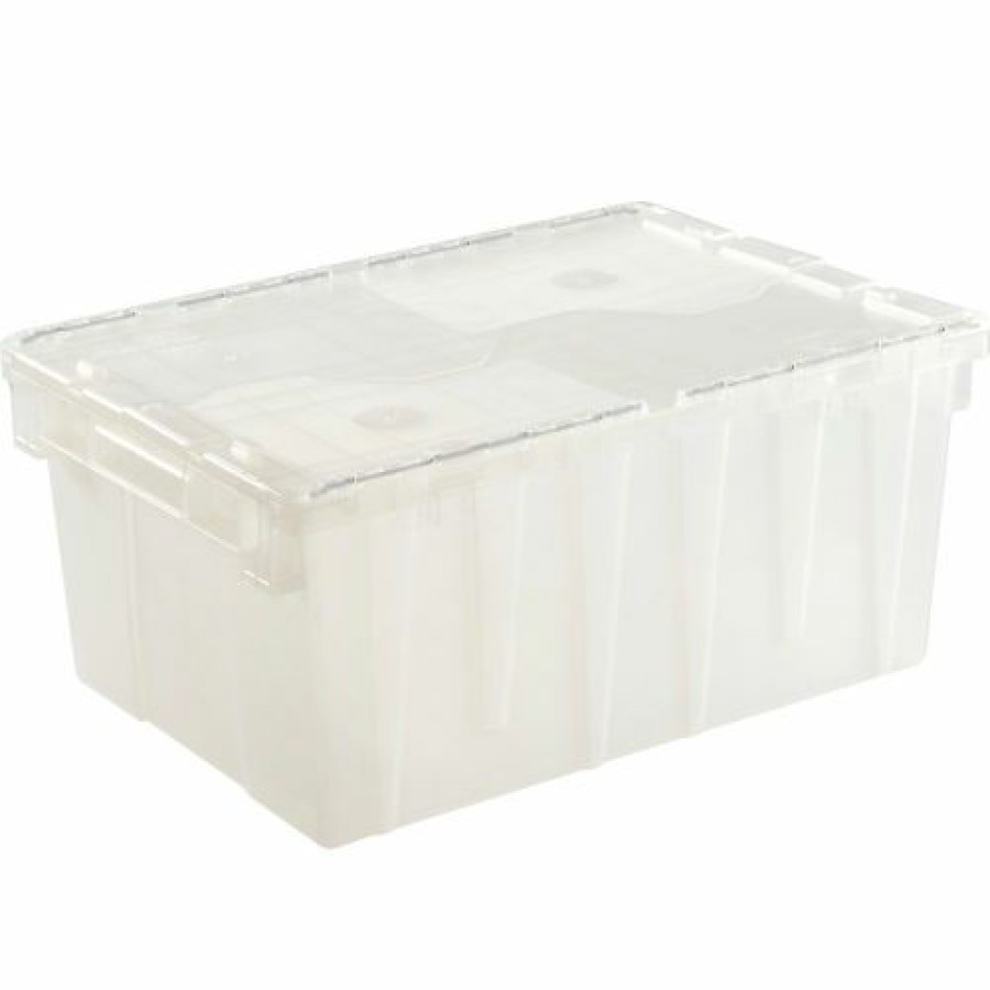 Containers & Organizers * | Orbis Flipak Attached Lid Container Fp143 -21-4/5 X 15-1/5 X 9-4/5, Clear