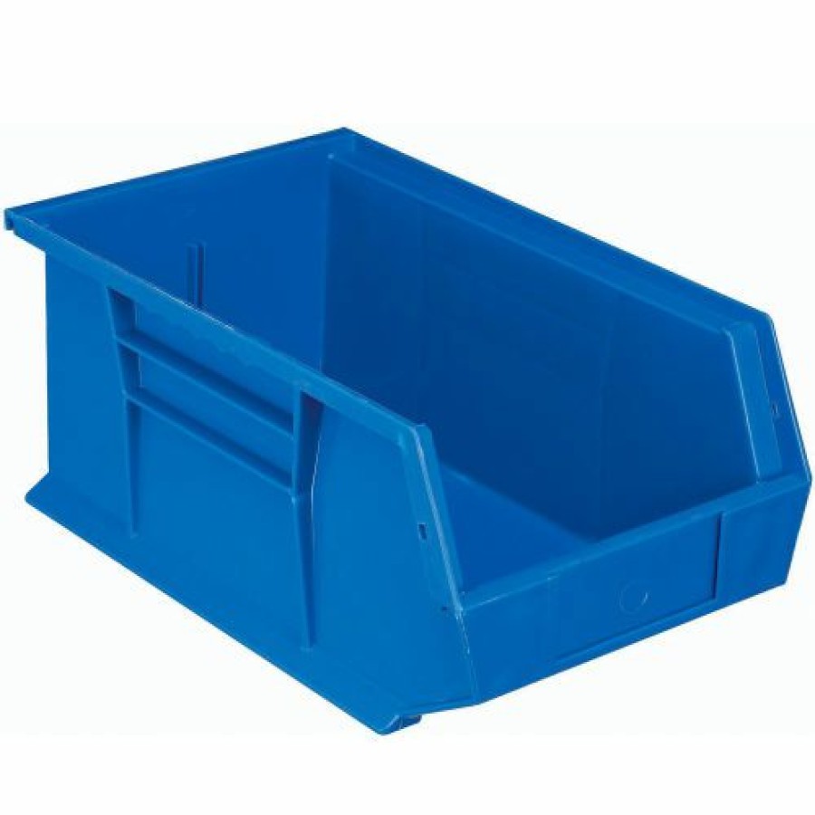 Containers & Organizers * | Global Industrial Plastic Stack & Hang Bin, 8-1/4"W X 13-5/8"D X 6"H, Blue Pkg Qty 12