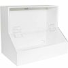 Containers & Organizers * | Trippnt White Pvc/Acrylic Medium Dispensing Bin, 12"W X 8"D X 9"H