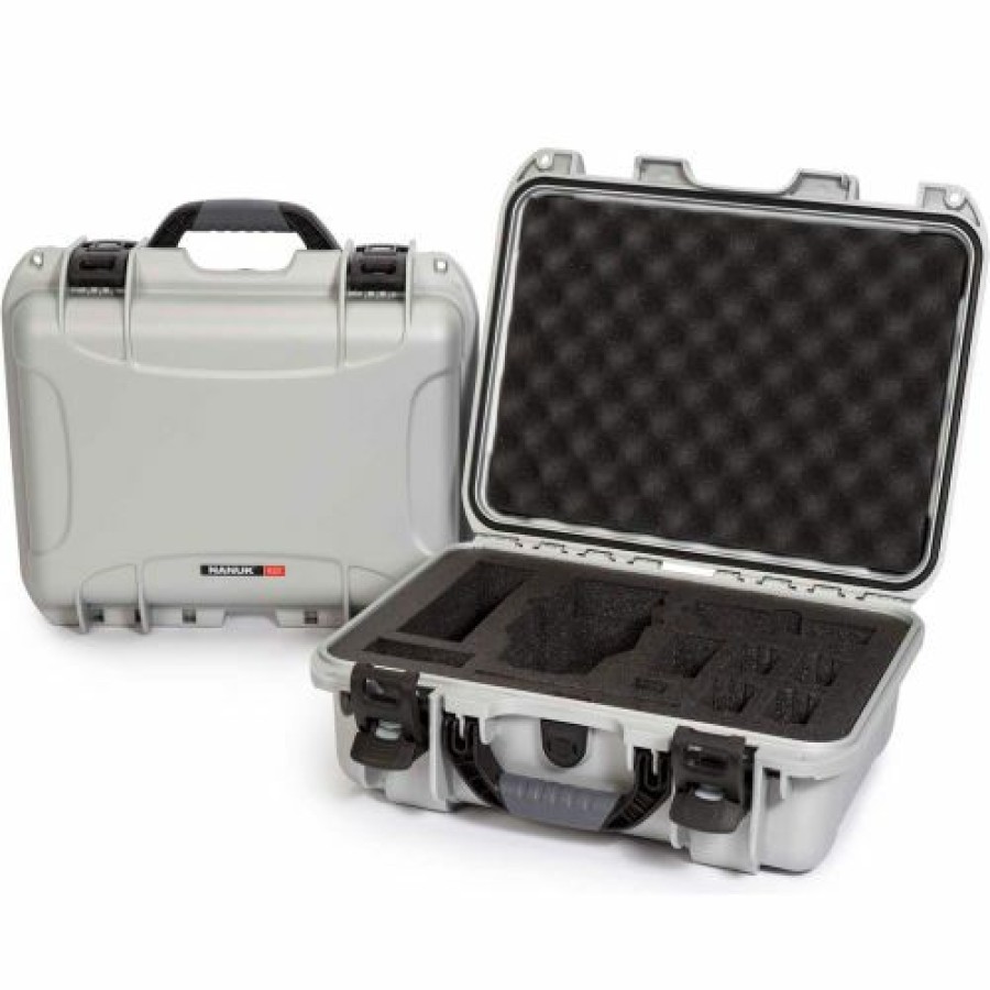 Containers & Organizers * | Nanuk 920 Waterproof Dji Mavic Hard Case 920-Mav5 W/ Foam 16-11/16"L X 13-3/8"W X 6-13/16"H Silver