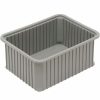 Containers & Organizers * | Dandux Dividable Stackable Plastic Box 50P0114110 22-1/2"L X 17-1/2"W X 11"H, Gray