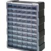 Containers & Organizers * | Quantum Storage Systems Quantum Plastic Drawer Cabinet Pdc-60Bk 60 Drawers 6-1/4"W X 15"D X 18-3/4"H