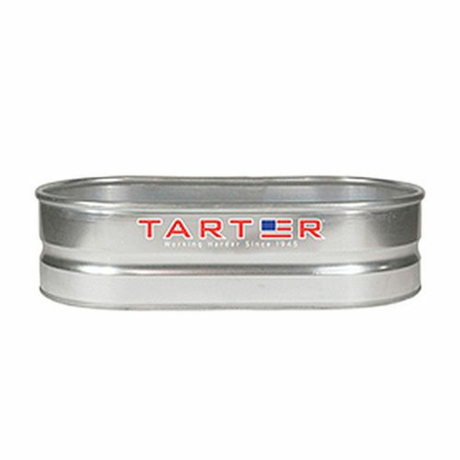 Containers & Organizers * | Tarter Farm & Ranch Tarter Galvanized Stock Tank 40 Gallon, 46-1/2 To 49-1/2"L X 22-1/2 To 25-1/2"W X 12"H