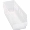 Containers & Organizers * | Plastic Nesting Storage Shelf Bin Qsb204 6-5/8"W X 17-7/8"D X 6"H Clear Pkg Qty 20