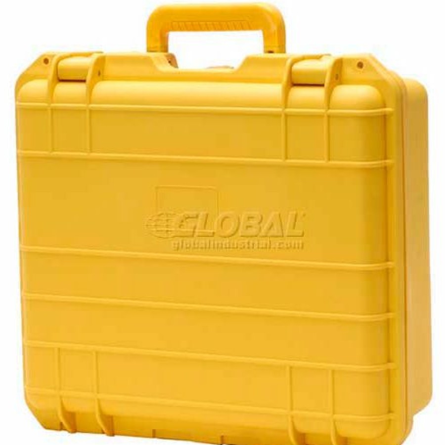 Containers & Organizers * | Tz Case Cape Buffalo Waterproof Utility Cases, Large Case, 16"L X 13"W X 6"H, Yellow