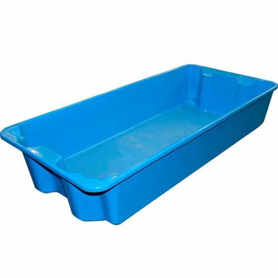 Containers & Organizers * | Mfg Tray Molded Fiberglass Nest And Stack Tote 780108 With Wire 42-1/2" X 20" X 7-1/2", Pkg Qty 5, Blue Pkg Qty 5